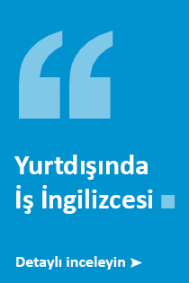 yurtdışında iş ingilizcesi